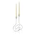 Black+Blum 13-Inch Loop Candle Holder, Chrome