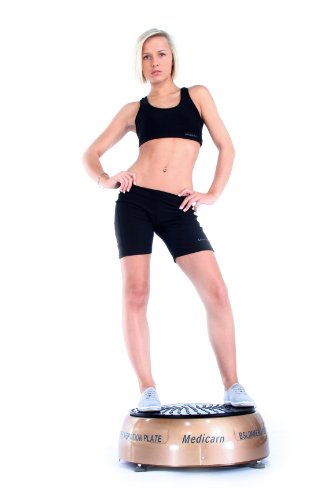 Medicarn Bslimmer ® Vibration plate GOLD with remote control + FREE Workout DVD & FREE Power Cords, AS SEEN ON TV