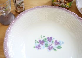 マニー ヴィオレ 陶器 スープレート(PU)