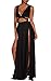 Zeagoo Women's Sexy Sleeveless High Waist Hollow Out Maxi Dress