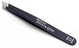 MEHAZ Rubis Tweezer - Slanted - Black-MC0130BK