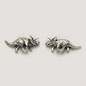 Small Triceratops Stud Earrings