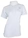 TuffRider Women's Kirby Kwik Dry Short Sleeve Show Shirt, White/White, Medium