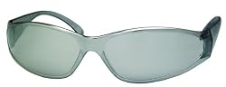 Safety Glasses Mirror Lens Black Frame