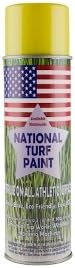 Athletic Field Striping Aerosol Paint, Inverted, 12 20oz Cans Per Case, Sun Yellow