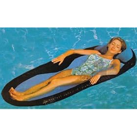 Great Ideas Spring Float - Floating Pop Up Beach Lounger / Lilo -Ideal For Swimming Pools, Lakes and Beaches - Includes Carry Bag