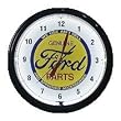 Ford Genuine Parts Neon 20" Wall Clock Warranty Made In USA New