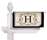 Monogram Magnetic Mailbox Cover - H