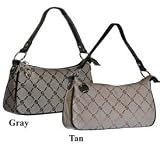 FUBU - Women's Logo Print Small Satchel: Gray Satchel