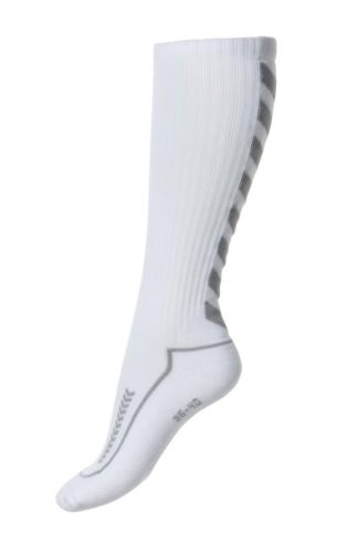 hummel Herren Advanced long Indoor Socke, weiss / grau, 46 - 48 ( 14 ), 21-059, 9391