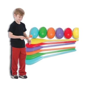 Set of Wooden Egg and Spoon Set - Lawn Games by 