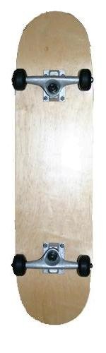 Warning Blank Complete Skateboard