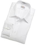 EAGLE Men's 100% Cotton Pinpoint Spread Collar Non Iron Long Sleeve Dress Shirt
