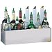 San Jamar B5542D Stainless Steel Double Rail Speed Rack Bottle Holder, 41-1/4" Width x 7-5/8" Height x 8" Depth