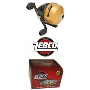 Zebco Spin Cast Fishing Reel with 20-Pound line