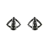 Religious Charm Earrings for Women Oriental Indian Jewelry Sterling Silver