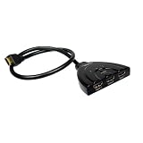 Cables Unlimited Pro A/V Series 3x1 HDMI Switch Pigtail Type No Power Required