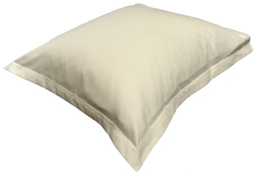 Sheridan Essentials Kissenbezug, &auml;gyptisches Baumwollsatin-Mix, Fadenzahl 600, 65&nbsp;x&nbsp;65&nbsp;cm, vanillegelb