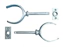 1x Set Of Galvanised 1/2" Rowlocks & Plates
