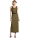 Design History Women's Maxi Dress with Belt, Tarragon, Medium