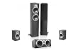 Wharfedale Crystal 3 Surround (schwarz) 5.0 Surroundsystem Set I
