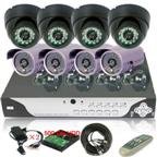 9 Channel DVR & 8 Wired CCD Cameras Security System D6209UV-8CAM5