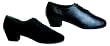 415 Men's Oxford Style Latin Shoe with a 1.5" Pro Heel in Black Grained Leather (Regular Fit)