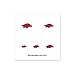 Arkansas Razorbacks 4-Pack Temporary Nail Tattoos