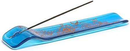 Turquoise Mehndi Design Stick Incense Holder