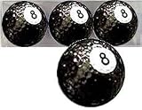 3 Pool Eight Ball Design Golf Balls new in Box!