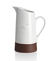 Duck Decorated Ceramic Jug