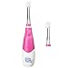 Brilliant Kids Sonic Toothbrush by Baby Buddy - Flashing Lights and Super-Fine Micro Bristles Make Brushing Fun for Parent and Child, Ages 3-8, AAA Battery (Pink),1 Count (Pack of 1),00565P