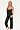 SALE Pajama Set Womens Cami Top Pants Black Lace Trim Set 8 10 L Sizes: Large