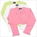 Girls Cropped Ruffle Cardigan Sweater