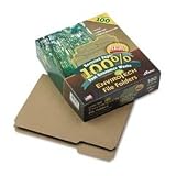 Ampad 3511/3 Ampad Envirotech Recycled File Fldrs, 1/3 Cut, Top Tab, Ltr, Nat Brown, 100/Bx