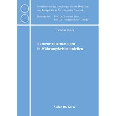 Partielle Informationen in W�hrungskrisenmodellen