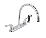 Citidel 8 Chrome Center Kitchen Faucet w/Sprayer