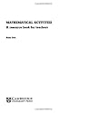 Mathematical Activities: A Resource Book for Teachers (Cambridge Educational)