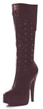 Women's 551-Scarlet 5 Heel Knee High Boot