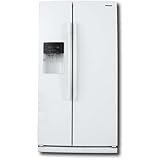 Samsung : RS2530BWP 25 cu. ft. Side by Side Refrigerator - White Pearl