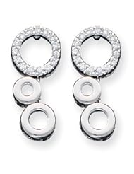 Sterling Silver CZ Earrings QE3236"