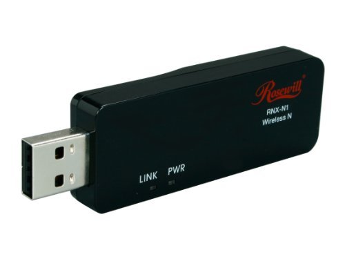 Rosewill RNX-N1 Wireless-N 2.0 Dongle 02.11b/g/n USB2.0