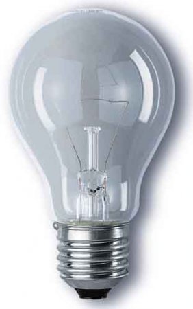 10er Set Osram Glühlampe 100W klar E27