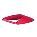 Fabric Foam Sun String Visor - Cherry Red OSFM