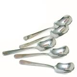 Stainless Steel Ice Cream Spoons Set of 6 5/12.5cm