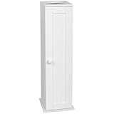 Zenna Home 9153WW, Cottage Collection Bathroom Tissue Stand, White