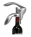 Metrokane Houdini Lever Style Corkscrew with Foil Cutter-Silver