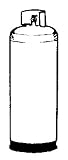 Manchester Tank Propane Cylinder 100LB #1428