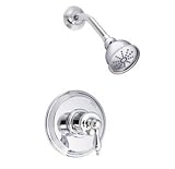Danze D511510T Prince Single Handle Shower Trim Kit with Efficient Flow Showerhead, Chrome by Danze