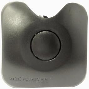 miniWINDER No More Tangled Earphones! Retractable, Spring Loaded, Automatic Earphone Cable Winder - Black